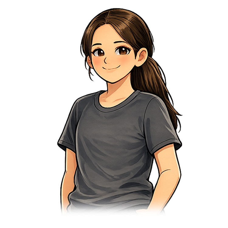 Hannah — Blue vibe (relaxed, cozy gameplay)