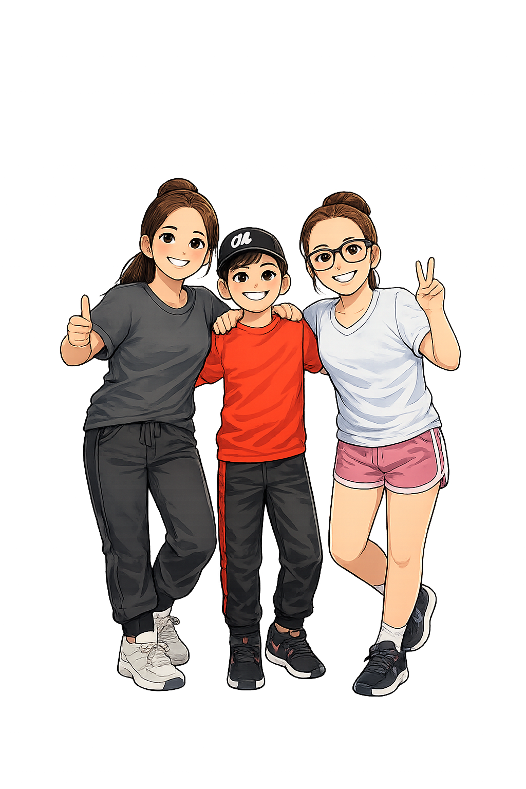 Triple H Gaming trio smiling together